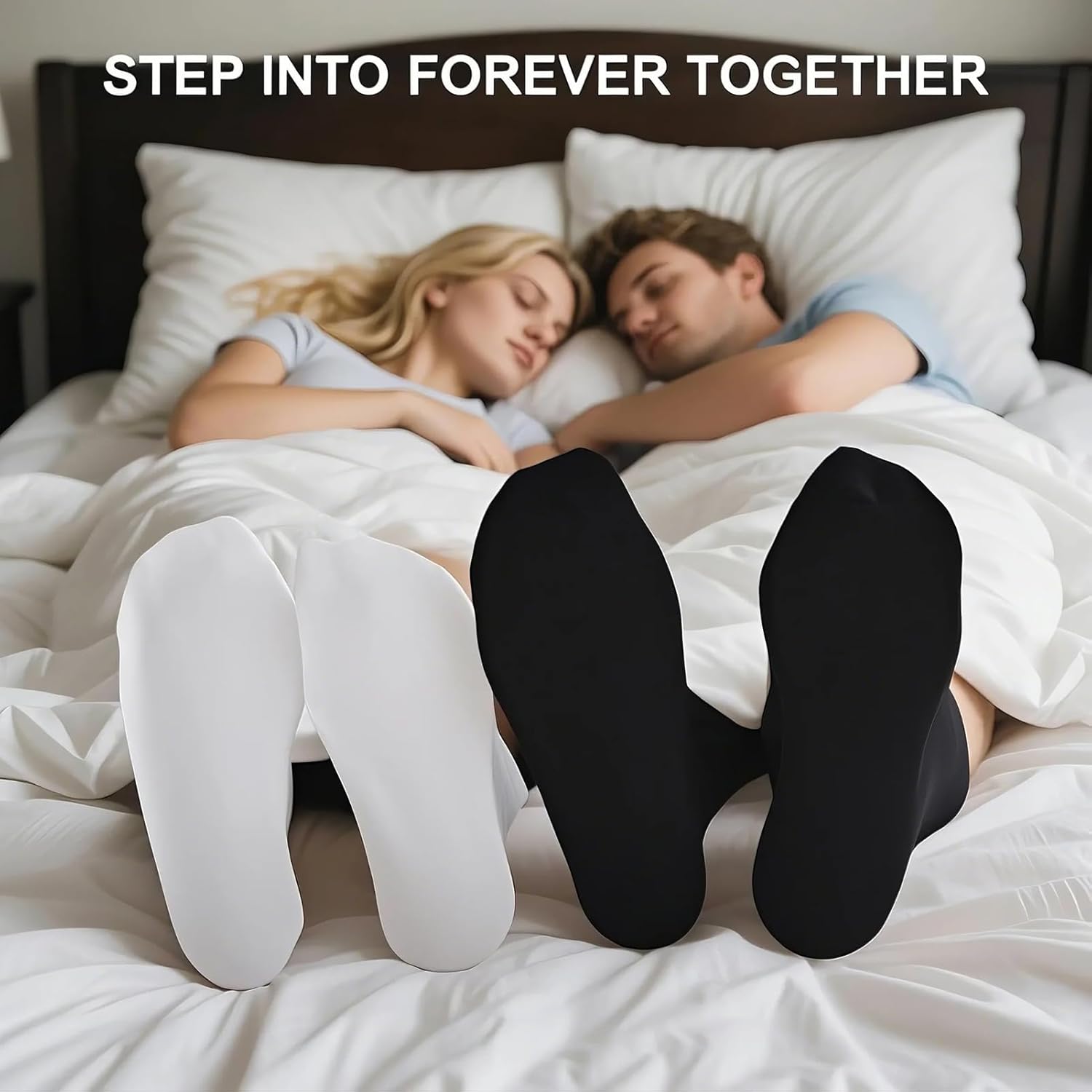 Couples Socks Set Newlyweds Gift Hubby and Wifey Wedding Socks for Bride & Groom, Engagement Gift