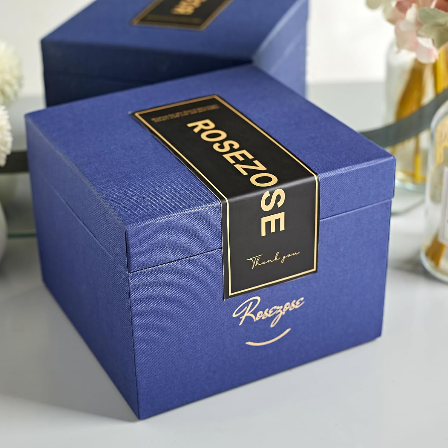 RoseZose Preserved Rose Box Birthday for Women Girlfriend Forever-Rose for Mom Mothers Day Red Rose