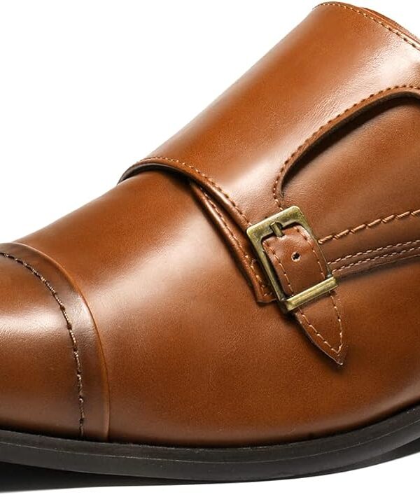 Bruno Marc Men's Dress Loafer Shoes Monk Strap Slip On Loafers