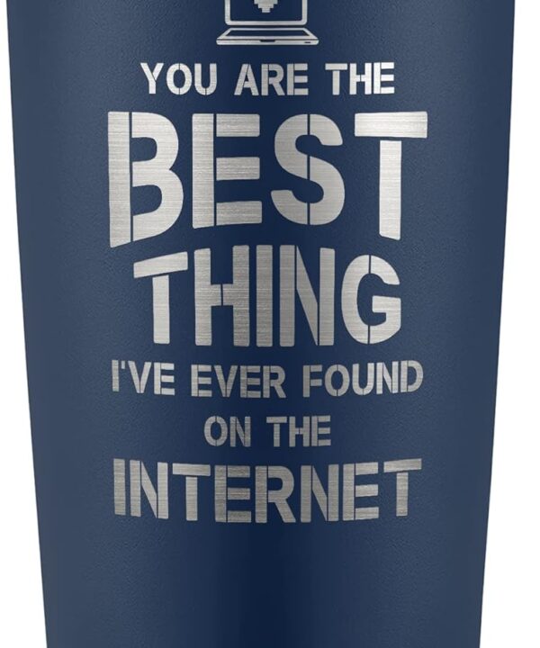 Gifts for Him, Boyfriend, Husband - Boyfriend, Husband Gifts - Anniversary, Valentines, Birthday, Christmas Gift Ideas for Him - Love Romantic Gift Ideas for Him - 20 Oz Stainless Steel Tumbler