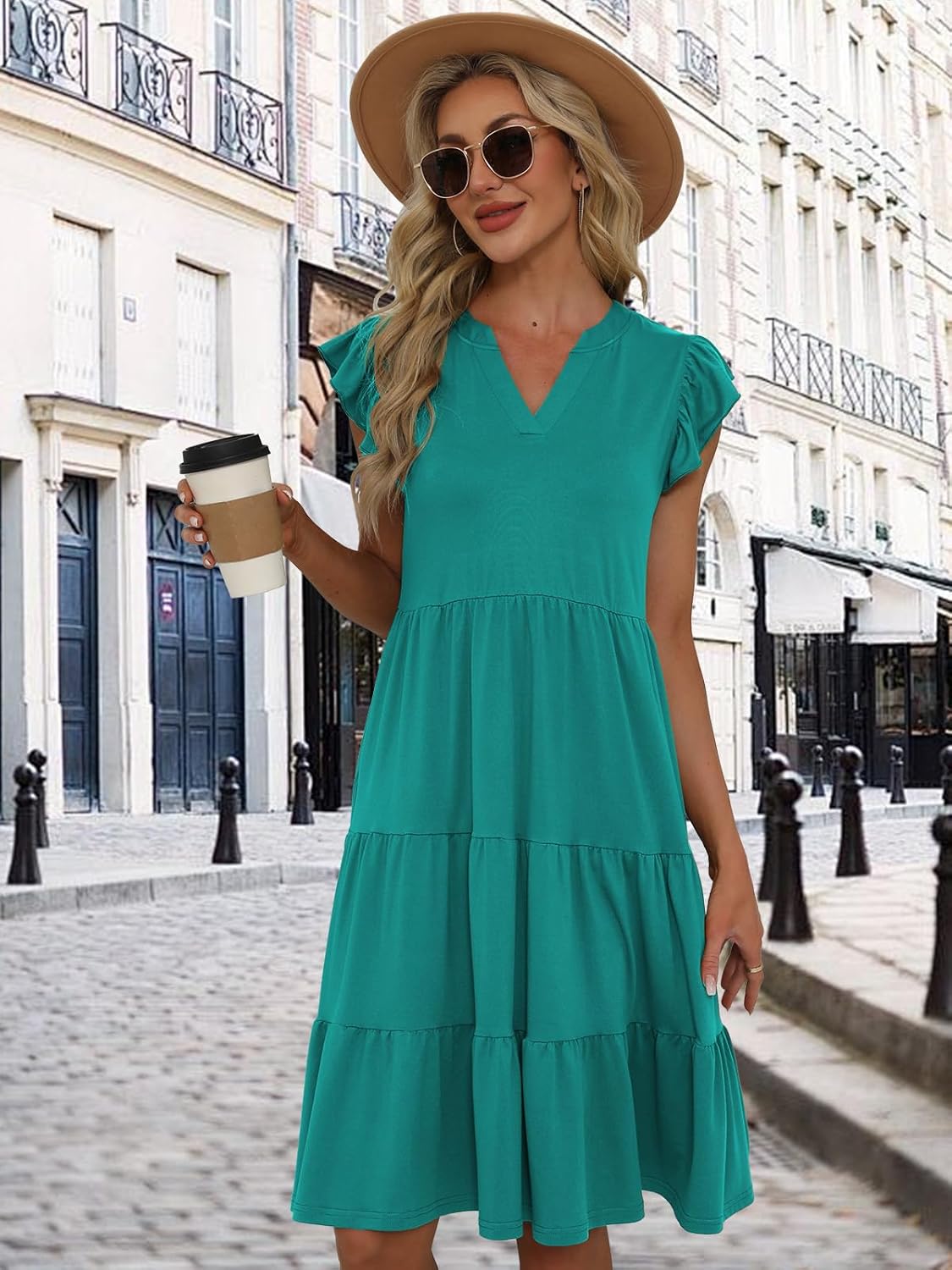 Summer Dresses for Women 2026 Elegant Classy Casual Plus Size Spring Midi Fashion Dress S-XXL