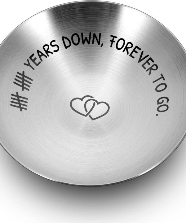 10 Year Anniversary Tin Gifts for Him Her 10 Year Anniversary Wedding Gifts for Wife Husband Couples 10th Wedding Anniversary Tin Gifts for Men Women Tin Gifts for 10th Anniversary Tenth Years Gifts