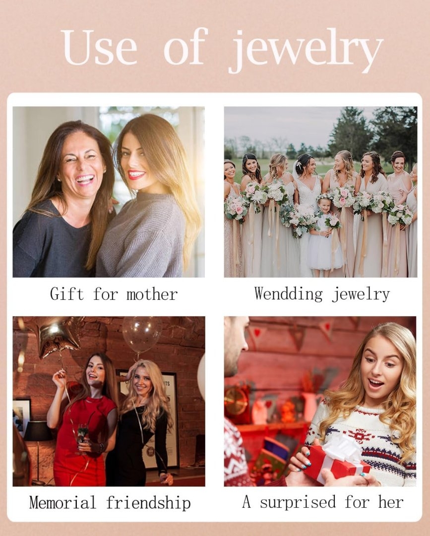 Jewelry Sets For Women 925 Sterling Silver Post Teardrop Dangle Stud Earrings Necklace Set Crystal Rhinestone Wedding Prom Costume Jewelry for Women