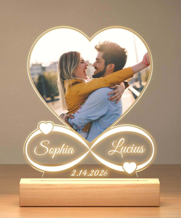 Custom Picture Frames, Personalized Photo Frame, Customized Picture Frames, Personalized Anniversary Valentines Day Gifts for Women Men Her Him Girlfriend Boyfriend Mom Dad Couple Baby Kid Family Pet