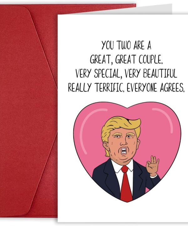 Funny Wedding Card for Friend, Wedding Gift, Humor Bridal Groom Shower Card, Wedding Congratulations Card, Engagement Card for Couple, Wedding Congrats Card for Bride Groom