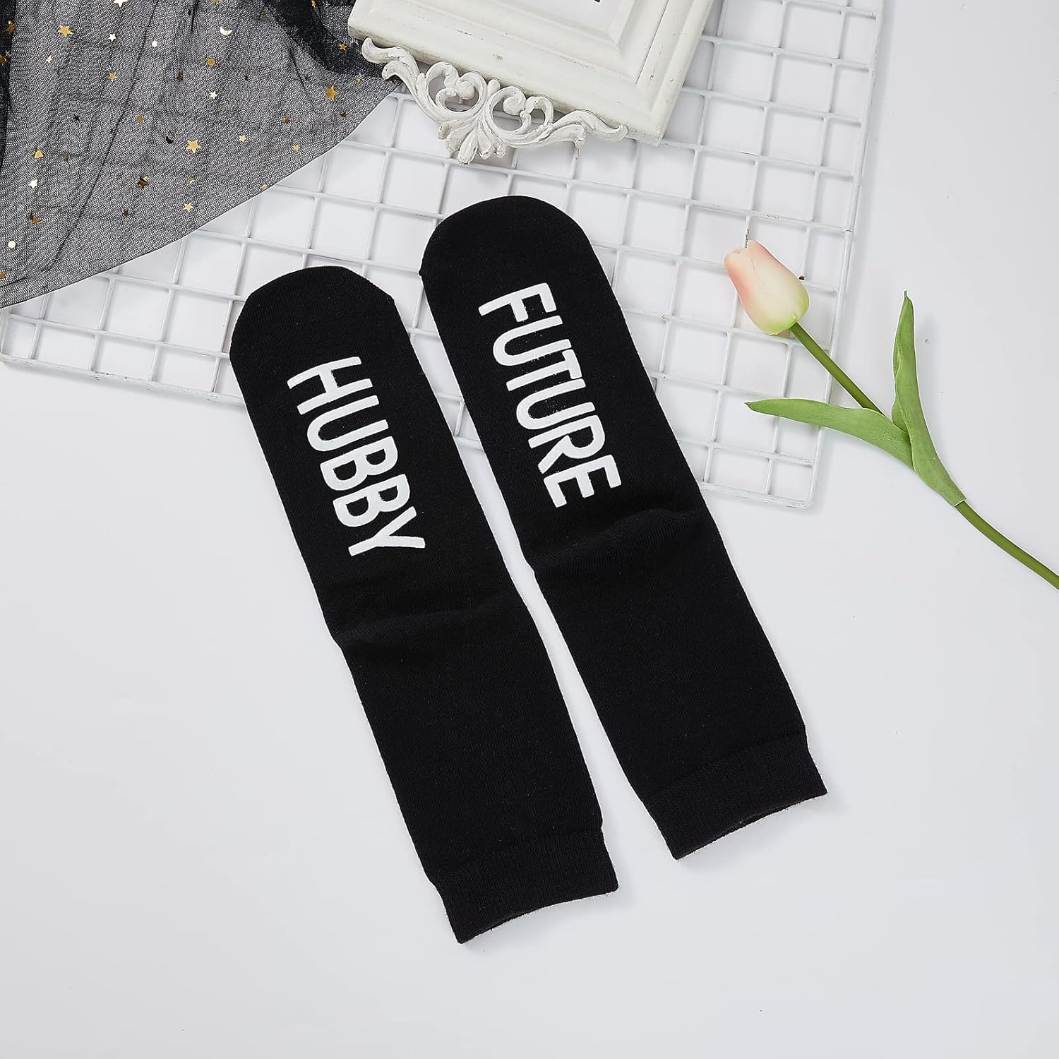 Father of the Bride – Wedding Socks – Wedding Gift – Keepsake – Gift from Bride – Special Walk Socks, Hubby, 1.5-2