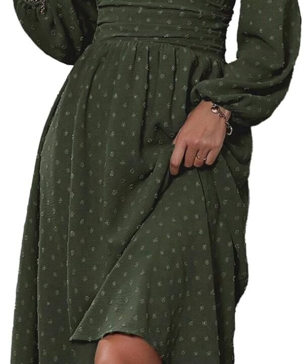 JurHevty Womens Long Sleeve Dresses Maxi Wedding Guest Dresses