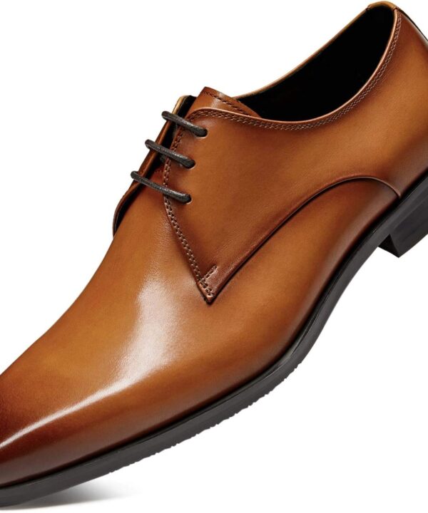FRASOICUS Mens Oxford Shoes Genuine Leather Dress Shoes