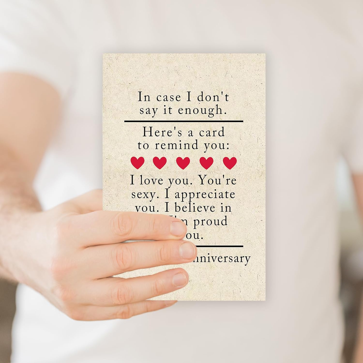 ATTLVV 7 Year Anniversary Card Gifts for Him Her,Happy 7th Anniversary Card for Woman Men Husband Wife,Copper Wedding Card