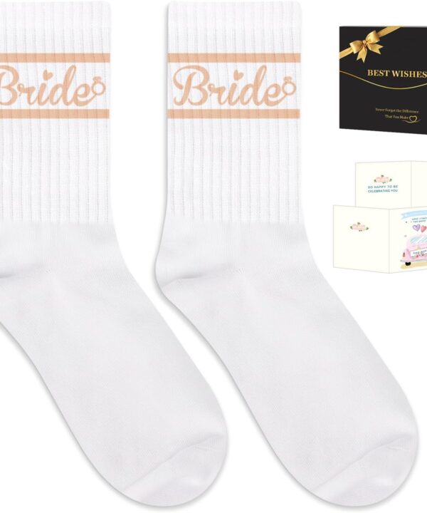 Bride Gifts with Bride Socks,Wifey Socks as Bachelorette Gifts for Bride,Gifts for Wife