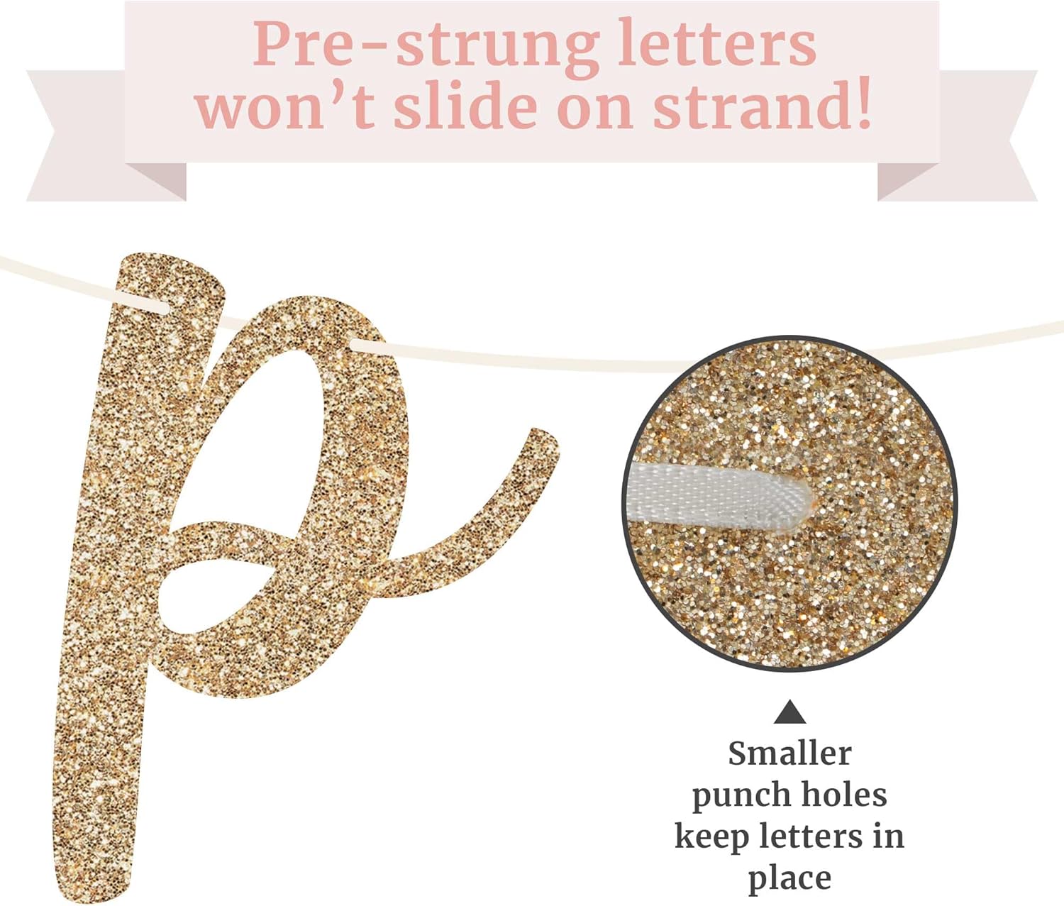 Pre-strung Pop the Bubbly Shes Getting a Hubby Banner – No DIY – Gold Glitter Bachelorette Bridal Party Banner – Pre-strung on 8 ft Strand – Bachelorette Party Decorations. Did We Mention No DIY