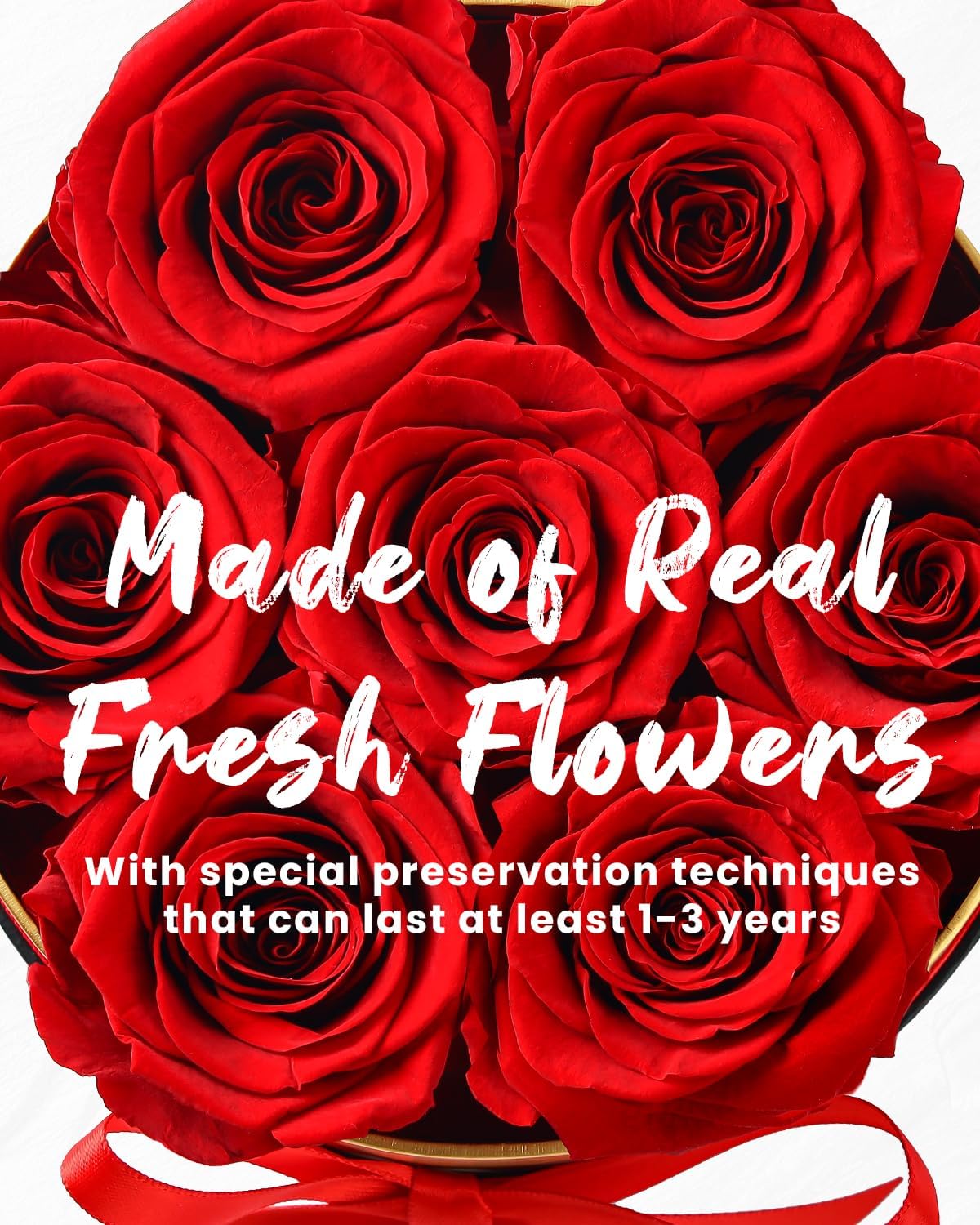 16 Flowers Forever Preserved Roses in Heart Box, Preserved Flowers for Delivery Birthday Gifts Women Anniversary Forever Flowers for Mothers Gift Real Rose Forever Gifts for Women Mom Wife