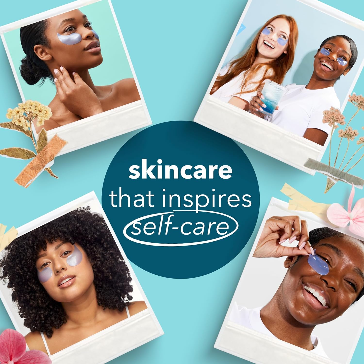 Patchology Bridal Shower Gift Box Something Blue Cooling Under Eye Patches for Brides & Bridesmaids, Depuffing & Firming Gel Masks with Peptides & Bakuchiol Wedding Skincare Gift Set