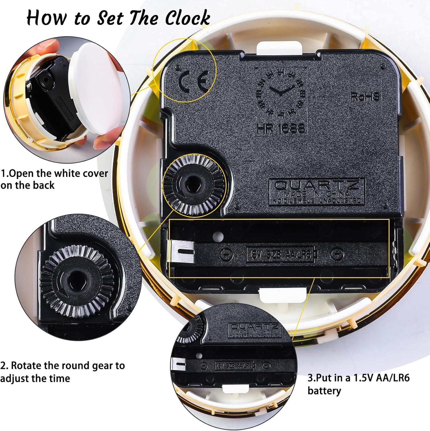 10 Year Anniversary Clock Gifts for Him Her, 10th Anniversary Romantic Gifts for Couple, Ten Year Anniversary Wedding Gifts for Wife Husband Women Men, 10 Years of Marriage Gifts