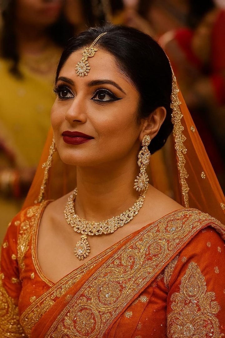 Touchstone Indian jewelry sets for women wedding gold kundan necklace traditional earrings tikka bollywood party style white crystal rhinestone guest gift bridal costume prom dainty accessories