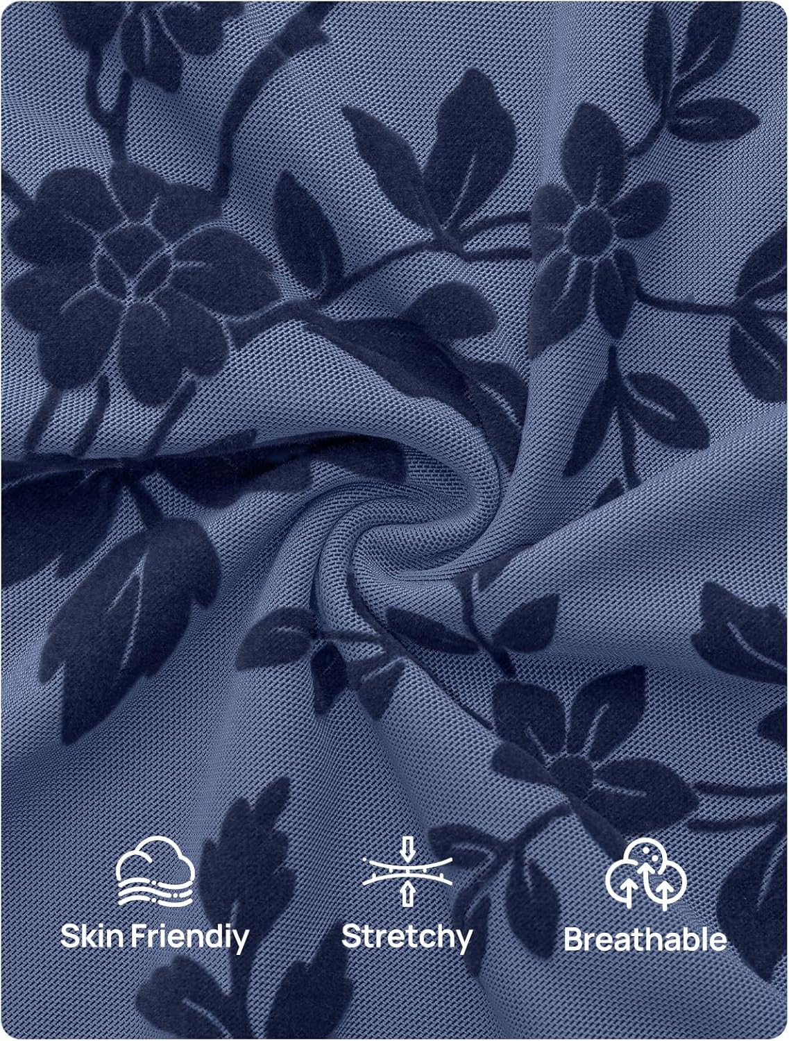 MEROKEETY Womens 2026 Summer Floral Strapless Dress Bodycon Tube Slit Mesh Wedding Guest Cocktail Party Maxi Dresses