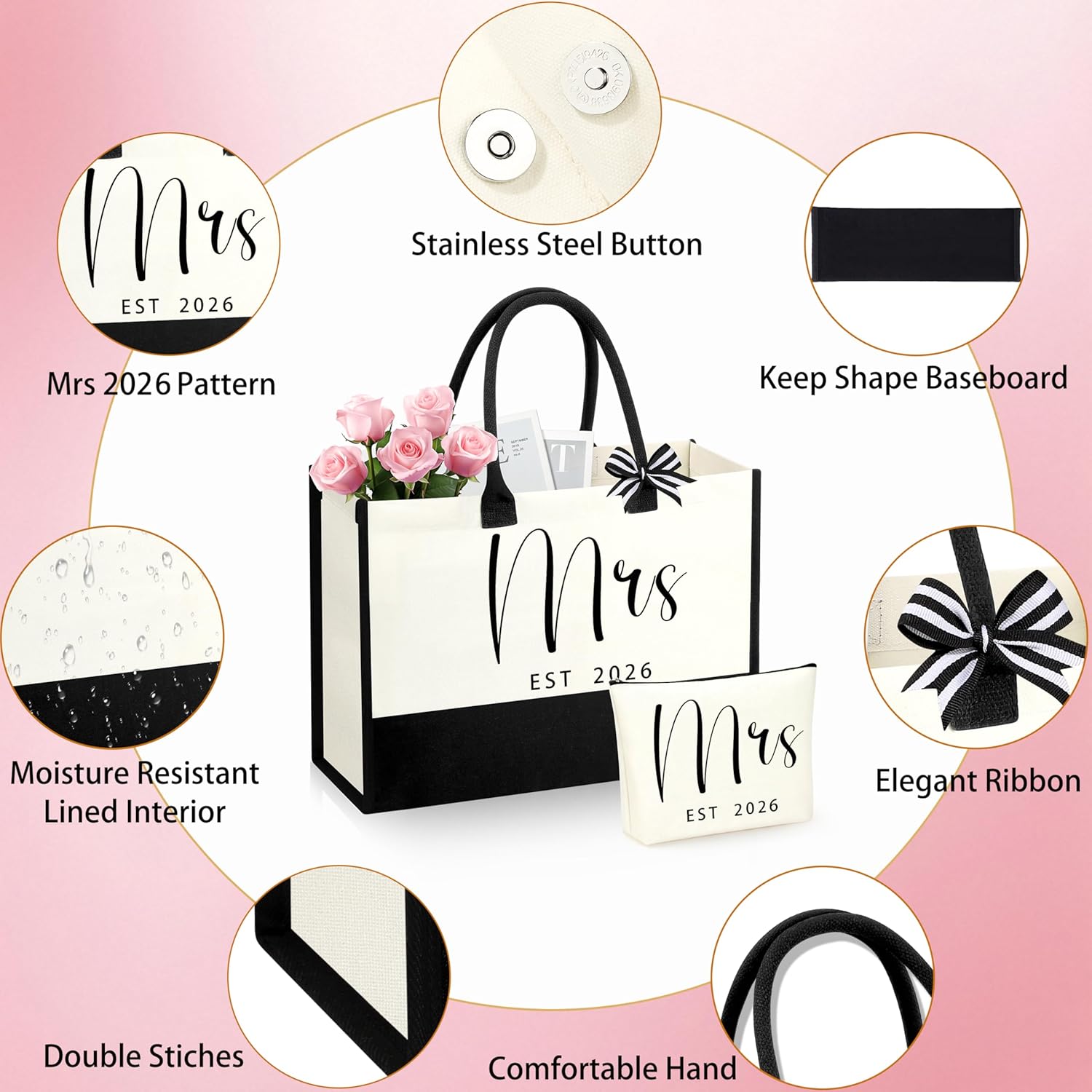 Bridal Shower Gifts for Bride To Be Gift Bride Gifts for Bachelorette Party Engagement Wedding Gift for Couples Brides Just Married Wifey Future Mrs 2026