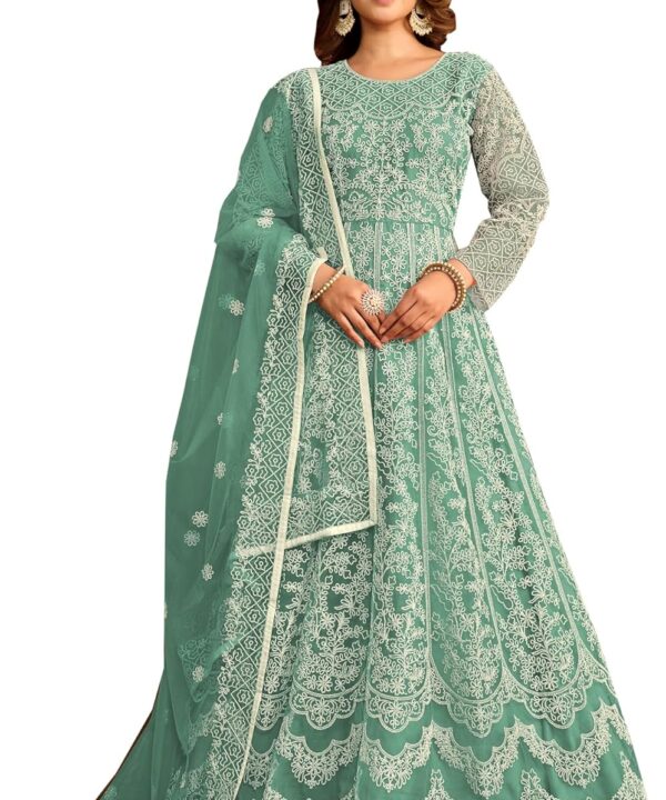 Indian Pakistani Ready to Wear Designer Wedding Gorgeous Anarkali Gown Suits For woman