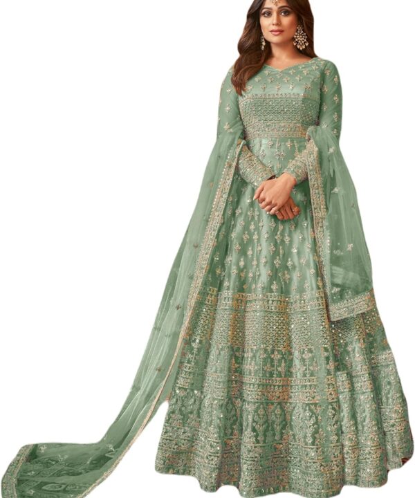 Generic Henith Collection Indian Pakistani Party Wear Wedding Wear Designer Anarkali Suit Anarkali Gown for Women