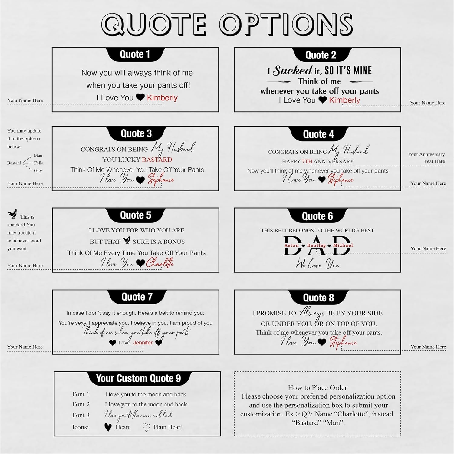 Awesometik Everyday Casual Jean Belts. 100% European Full Grain Real Leather, Classic Mens Belts Leather