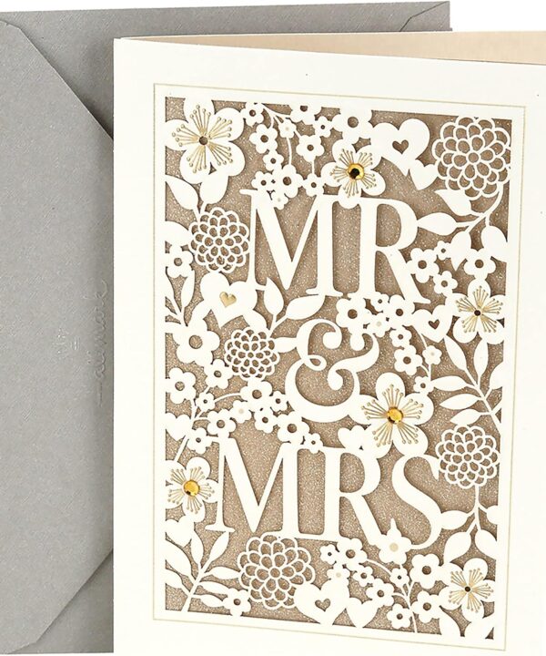 Hallmark Wedding Card (Mr. & Mrs.)