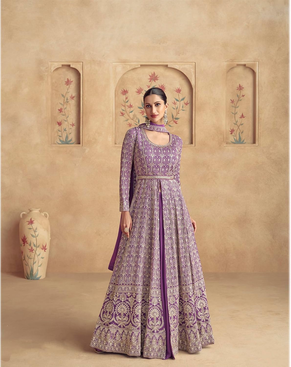 Indian Designer Pakistani Stylish Ready To Wear Gorgeous Girls Anarkali Gown Suits
