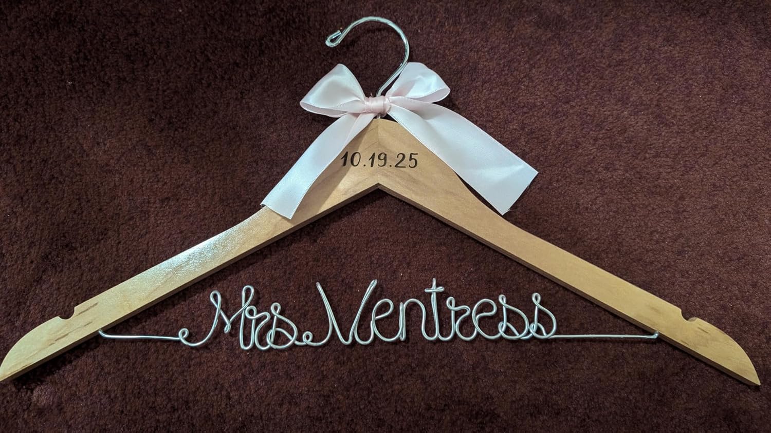 Personalized Bridesmaid Gift, Bridal Hanger, Bridal Shower Gift, Bachelorette Party, Custom Wedding Hanger Bride Gift, Gift for Bride