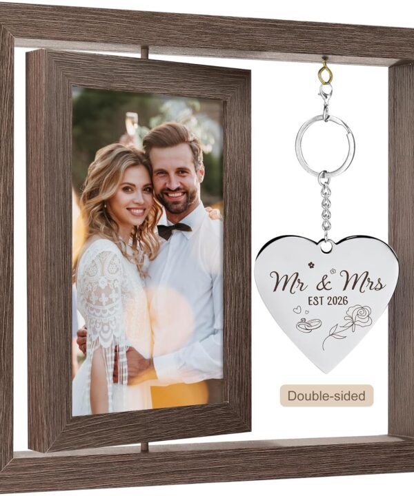 Wedding Gifts for Couples Personalized Wedding Gifts for Newlyweds Gift Wedding Picture Frame Mr and Mrs Wedding Presents for Newlyweds Bridal Shower Gift for Bride