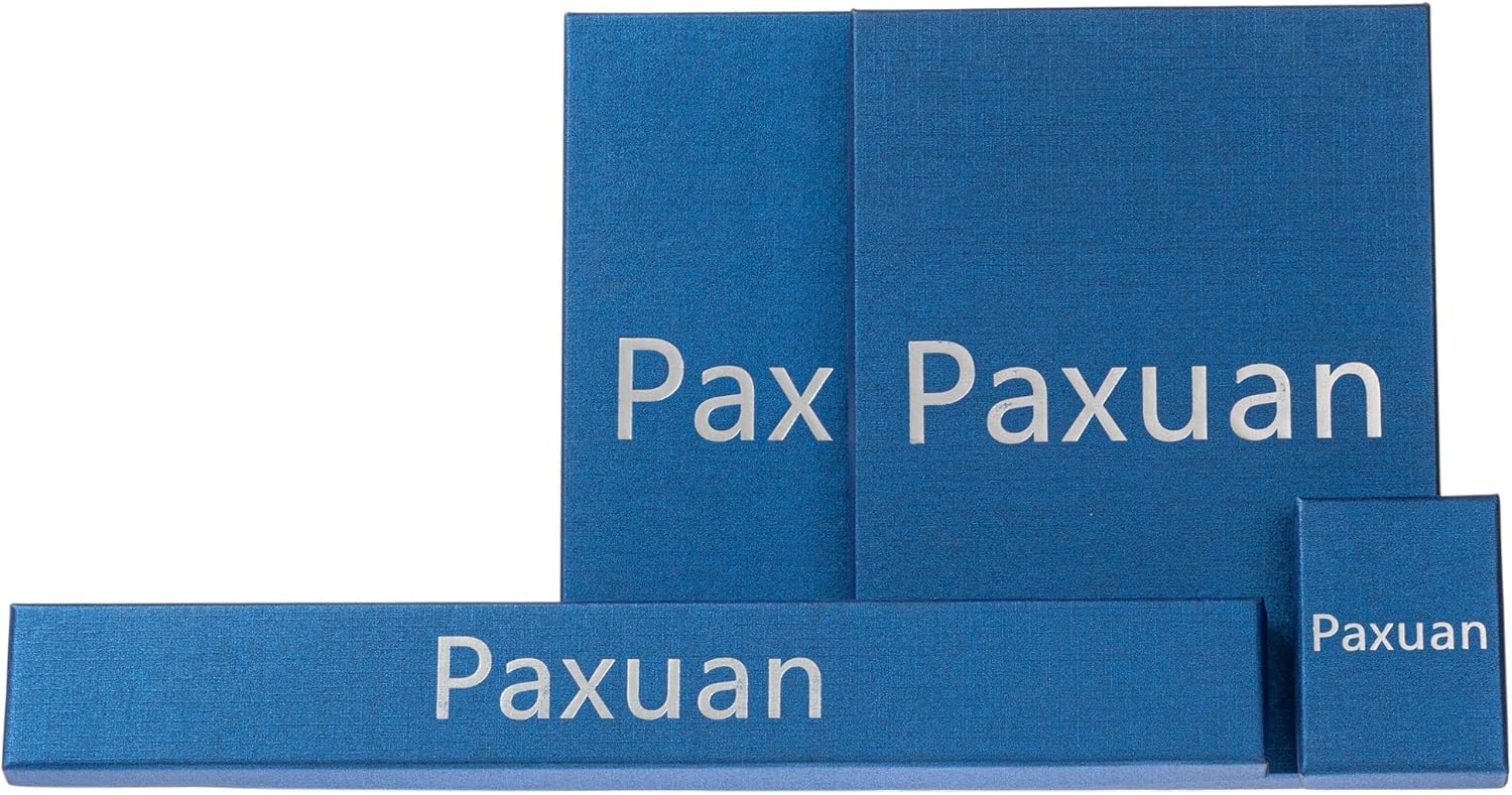 Paxuan Bridal Wedding Elegant Floral Jewelry Set for Women/Brides/Bridesmaids Crystal Jewelry Set for Wedding Prom Party Bridal Crystal Necklace Earrings Bracelet Set