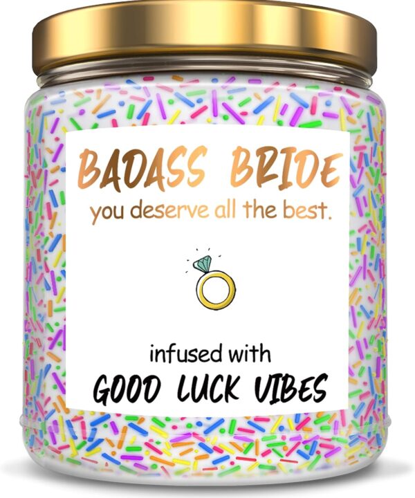 Bridal Shower Gifts for Bride to Be Gift for Best Friends, Sister Bachelorette Gifts for Bride Wedding Engagement Gift for Couples Scented Candles