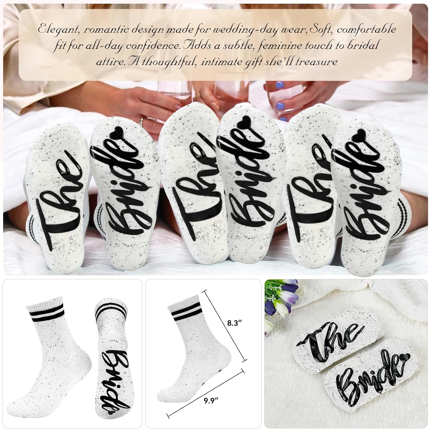 Bridal Shower Gift Box for Bride to Be – Best Wedding Gift Set with 16oz Stainless Steel Tumbler,Soy Candle, Socks & cup – Engagement & Bachelorette Party for bride to be box