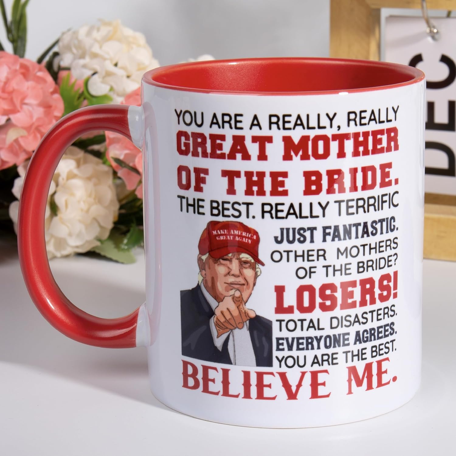 Mother of The Bride Gifts, Wedding Party Gifts for Brides Mother From Daughter, Bridal Shower, Engagement Gift Idea, Mom of The Bride Ceramic Mug 11oz