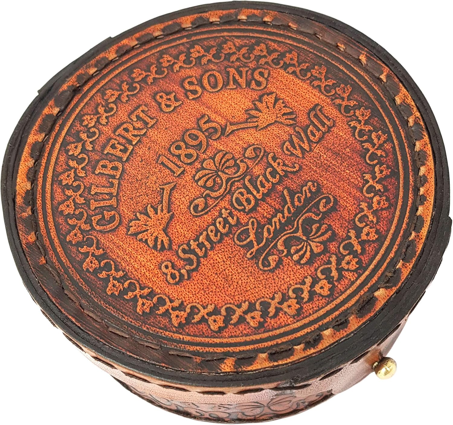 Brass Nautical – Antique Brass & Copper Sundial Compass, Sundial Clock in Box Gift Sun Clock Ship Replica Watch