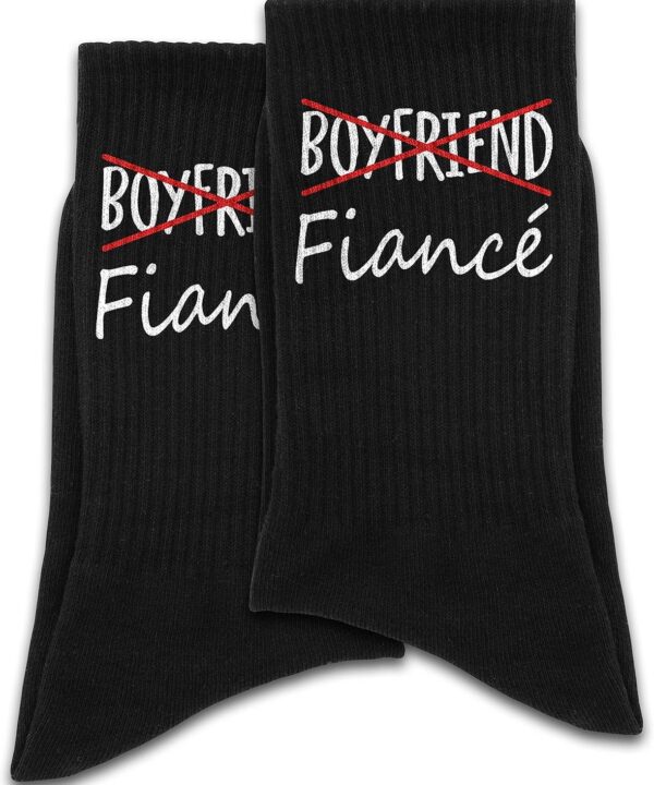Not Boyfriend Socks, Wedding Gift, Gift For Fiance - Fiance Socks