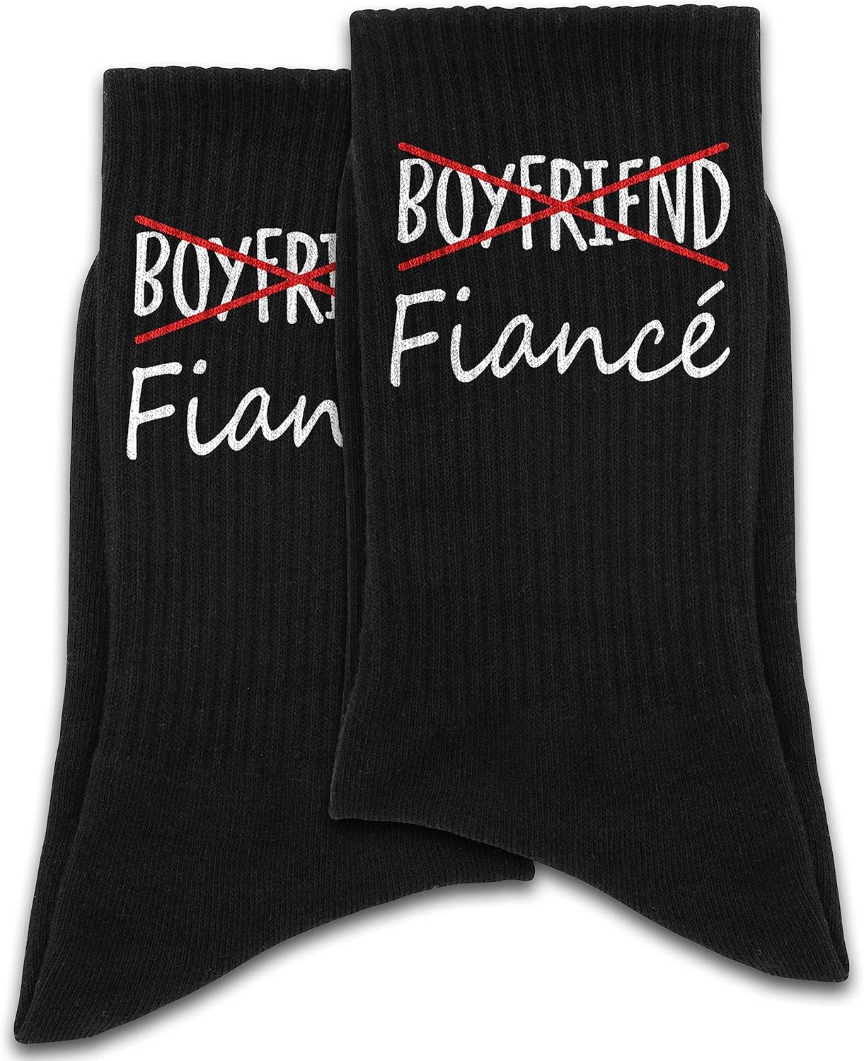 Not Boyfriend Socks, Wedding Gift, Gift For Fiance - Fiance Socks