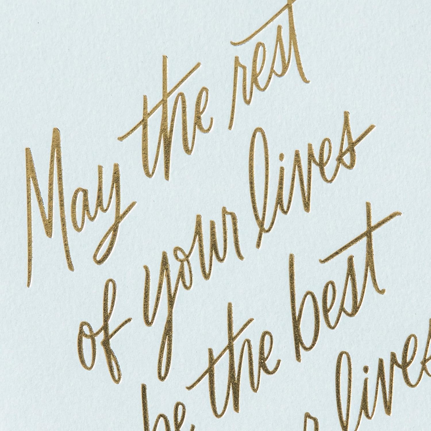 Hallmark Signature Wedding Card, Bridal Shower Card, Engagement Card (Rest of Your Lives)