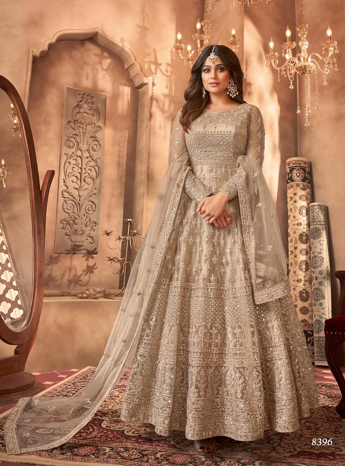 Generic Shiv Collection Indian Pakistani Party Wear Wedding Wear Designer Anarkali Suit Anarkali Gown for Women