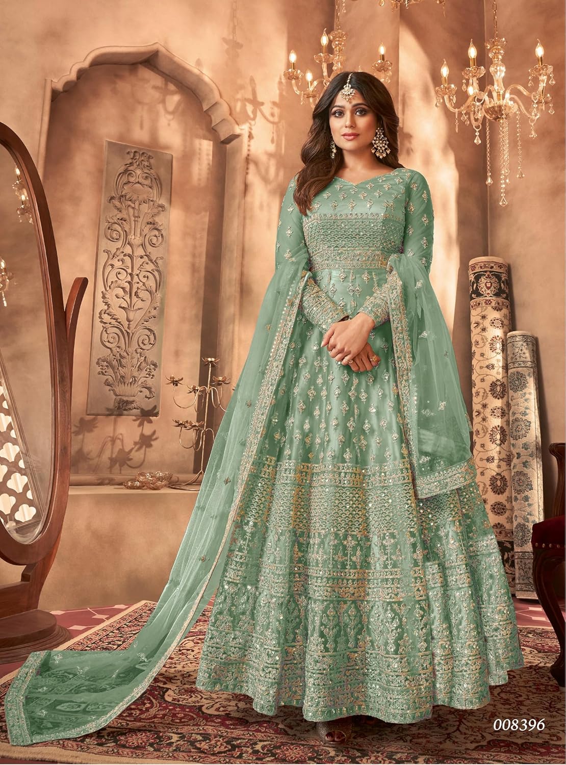 Generic Henith Collection Indian Pakistani Party Wear Wedding Wear Designer Anarkali Suit Anarkali Gown for Women