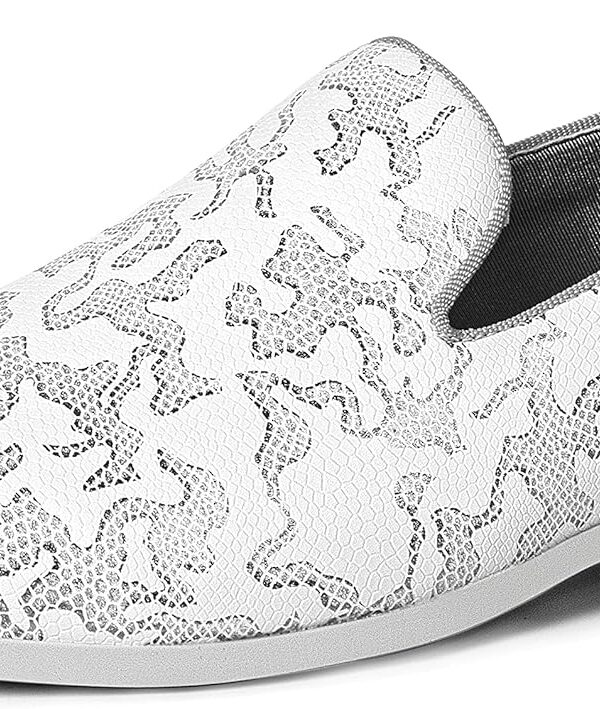 UUBARIS Mens Dress Loafers Tuxedo Suit Slip on Shoes