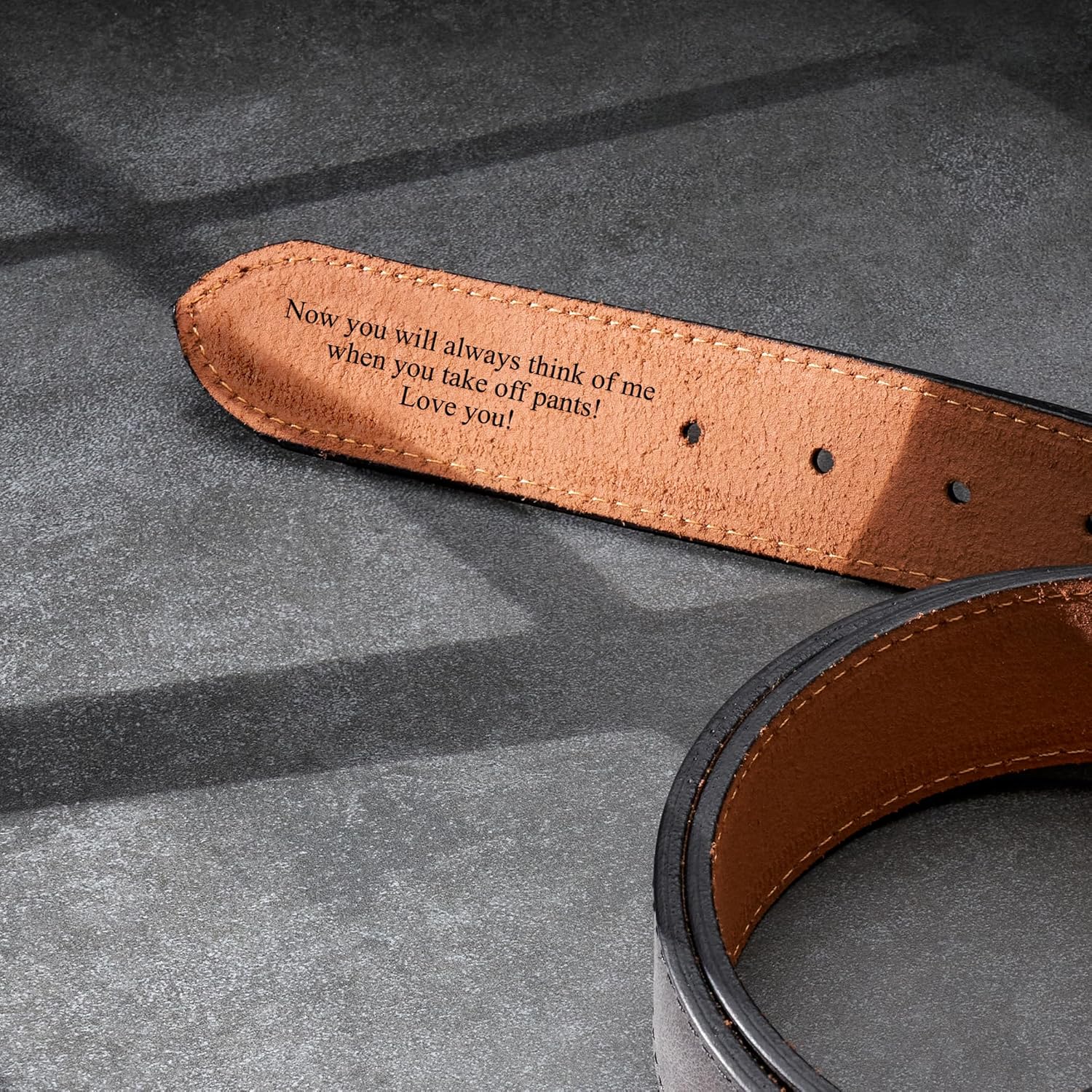 Awesometik Everyday Casual Jean Belts. 100% European Full Grain Real Leather, Classic Mens Belts Leather
