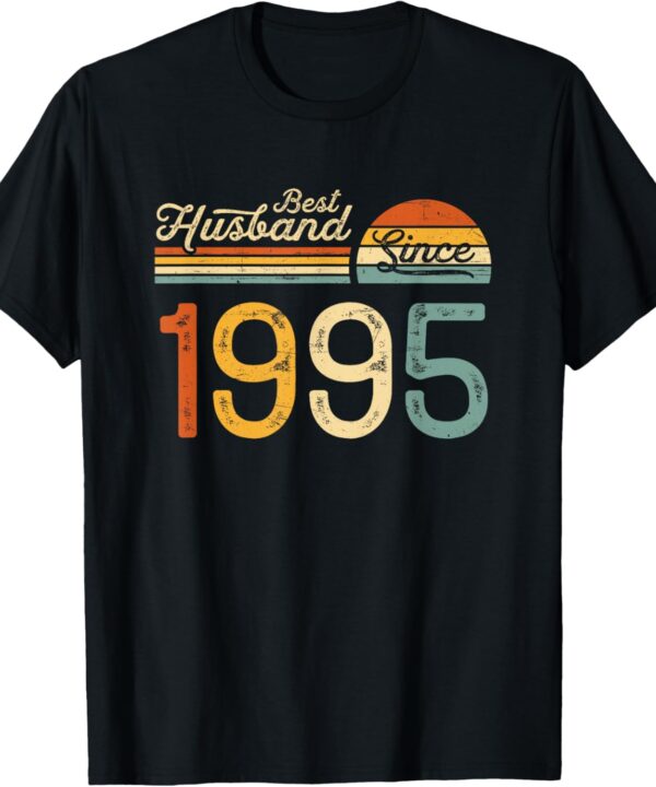 31st Wedding Anniversary - Best Husband Since 1995 31 Years T-Shirt