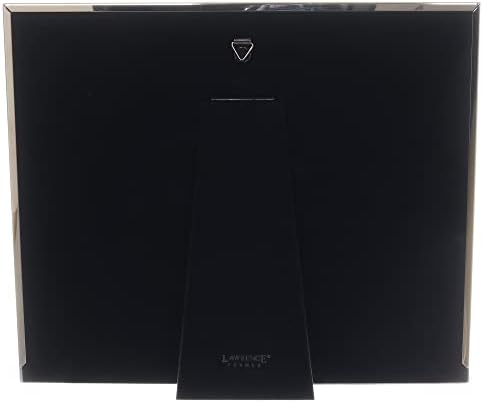 4×6 Double Silver Beaded Metal 25th Anniversary Picture Frame, Then and Now