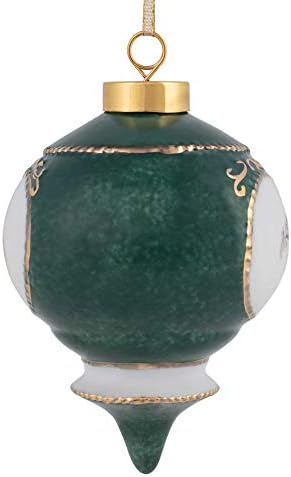 CBE Happy 50th Wedding Anniversary Victorian 4.5 Inch Porcelain Hanging Ornament