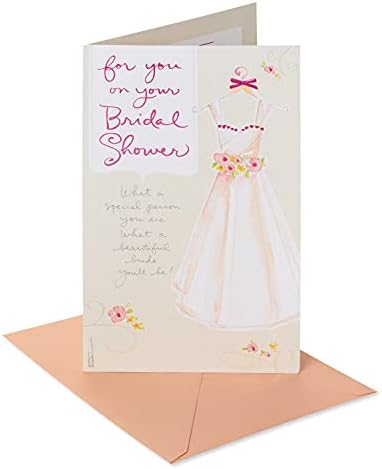 American Greetings Bridal Shower Card (Dress)