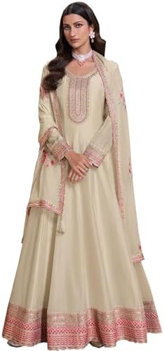 Pakistani Designer Womens Wedding Wear Beautiful Anarkali Gown Suits Indian Traditional Dress