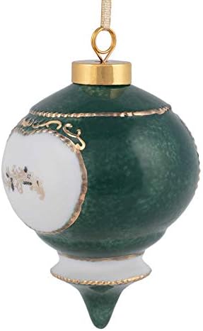 CBE Happy 50th Wedding Anniversary Victorian 4.5 Inch Porcelain Hanging Ornament