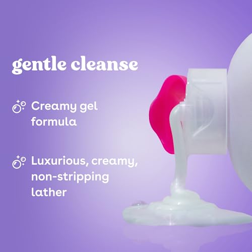 eos Cashmere Body Wash Vanilla Cashmere, Moisturizing Body Wash, Creamy Gel Formula, with Shea Butter, Glycerin, Vitamin E, pH Balanced, Sensitive Skin, Vegan, 16 fl oz