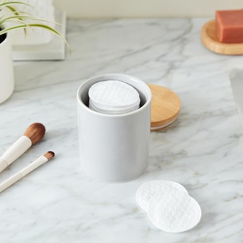 Amazon Basics Hypoallergenic 100% Cotton Rounds for Makeup Removal and Skincare, 100 Count, 1 Pack