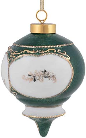 CBE Happy 50th Wedding Anniversary Victorian 4.5 Inch Porcelain Hanging Ornament