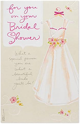 American Greetings Bridal Shower Card (Dress)